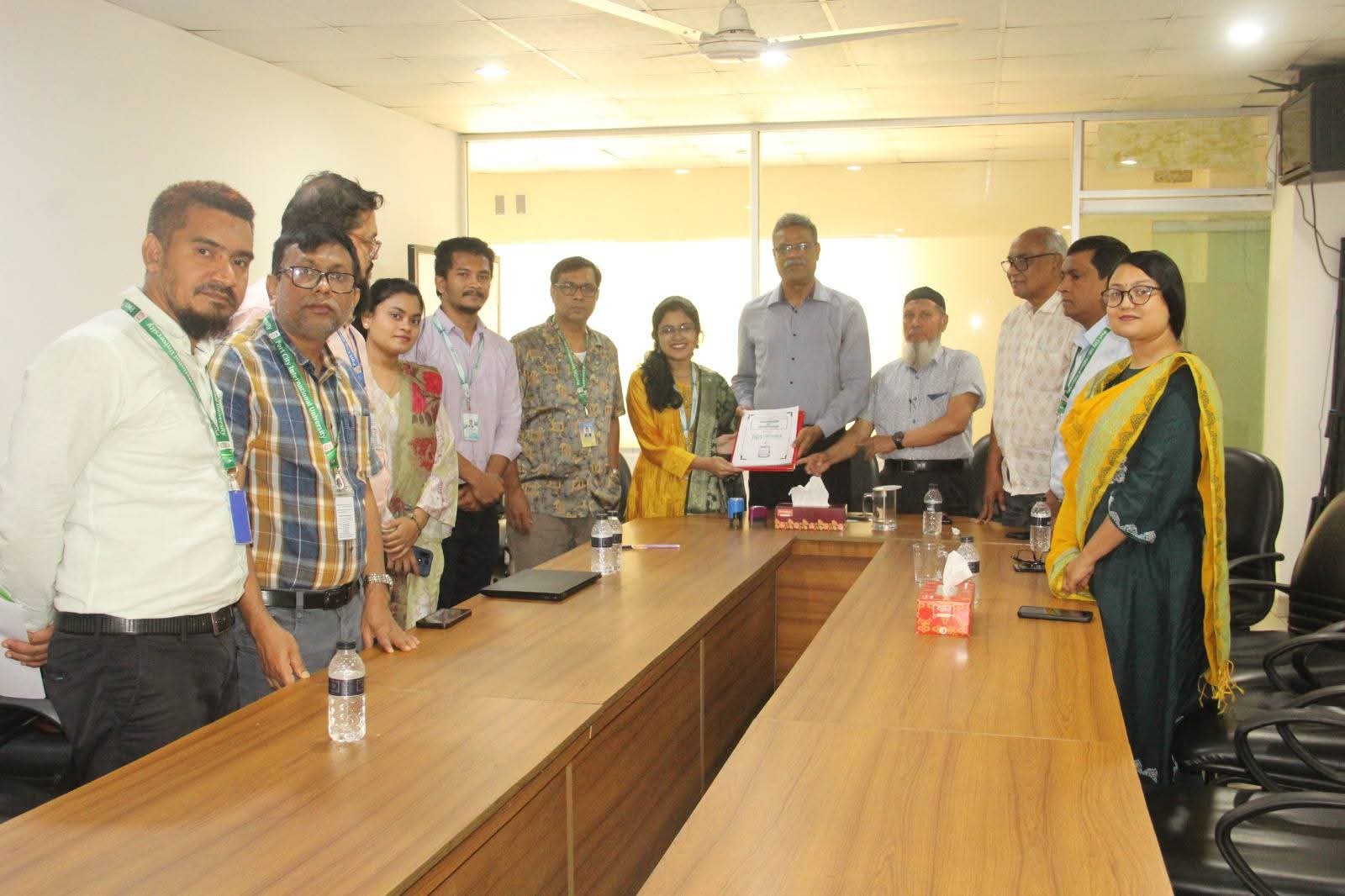 Memorandum of Understanding  (MoU) signing with Port City International University