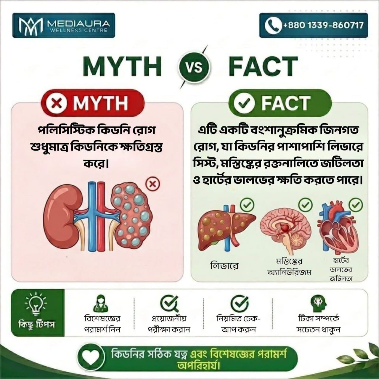 PKD Awareness Day- কিডনির জটিলতা সম্পর্কে সচেতন হোন