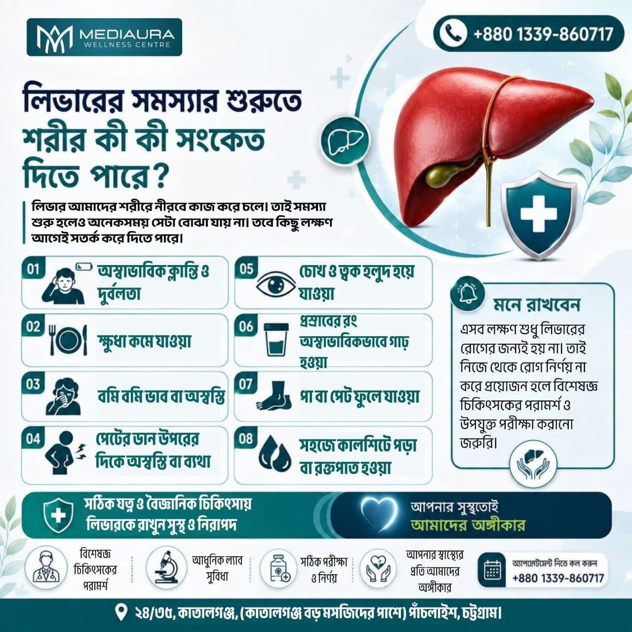 লিভারের সমস্যার শুরুতেই শরীর যে সংকেতগুলো দেয়- সচেতন হোন, সুস্থ থাকুন