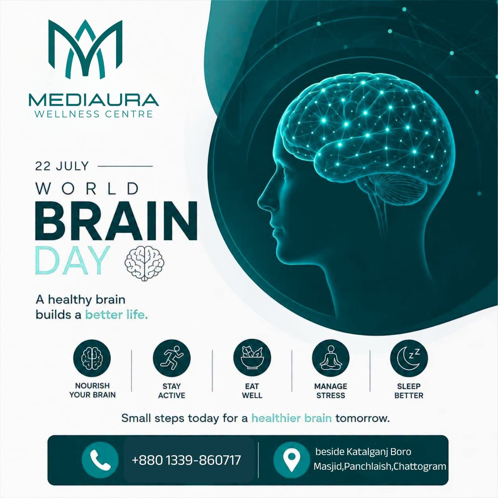 World Brain Day- মস্তিষ্কের যত্নেই সুস্থ চিন্তা ও সুন্দর জীবন